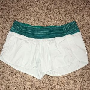 Mint lululemon Run Times Short